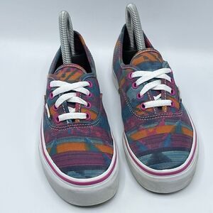 Vans Big Kids Aztec print Atwood lace up sneakers - Kids 2.5